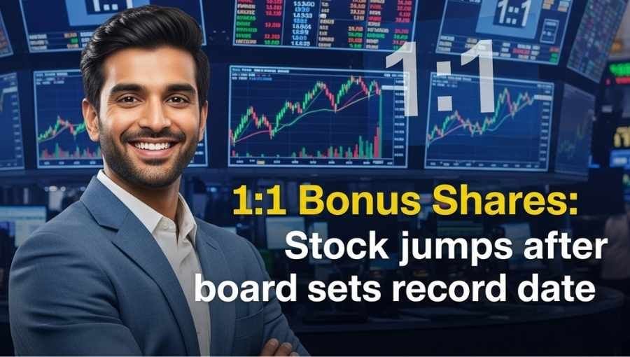 1 Bonus Share Stock Jump With Record Date
