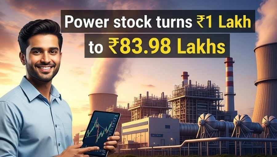 Power Stock Turned 1 Lakh Into 83 Lakh