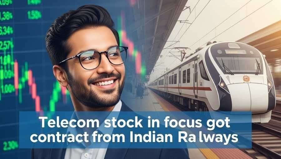 Telecom Stock Got Contact From Indian Railways